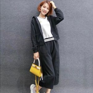 KENZO hooded jacket/cropped pants set